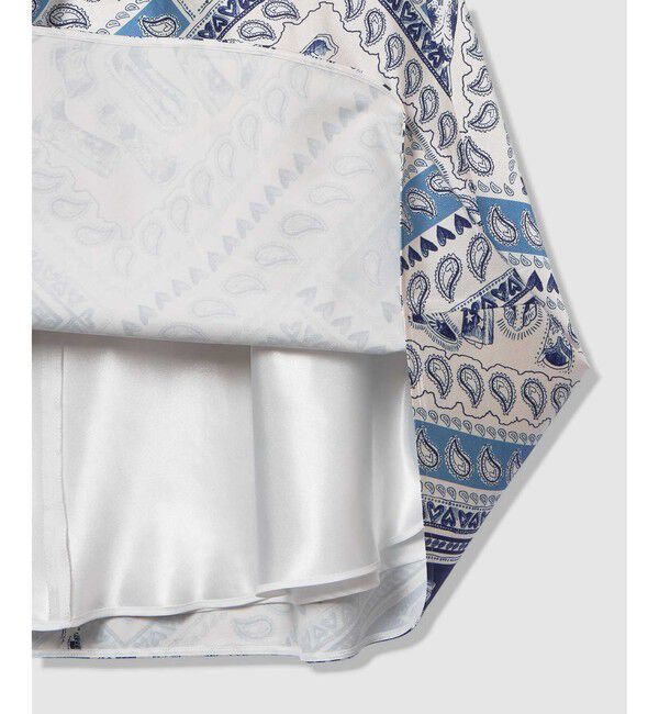 LOULOU WILLOUGHBY「【LOULOU WILLOUGHBY】ウエスタンスカーフプリントホルターネックワンピース」|ワンピース|