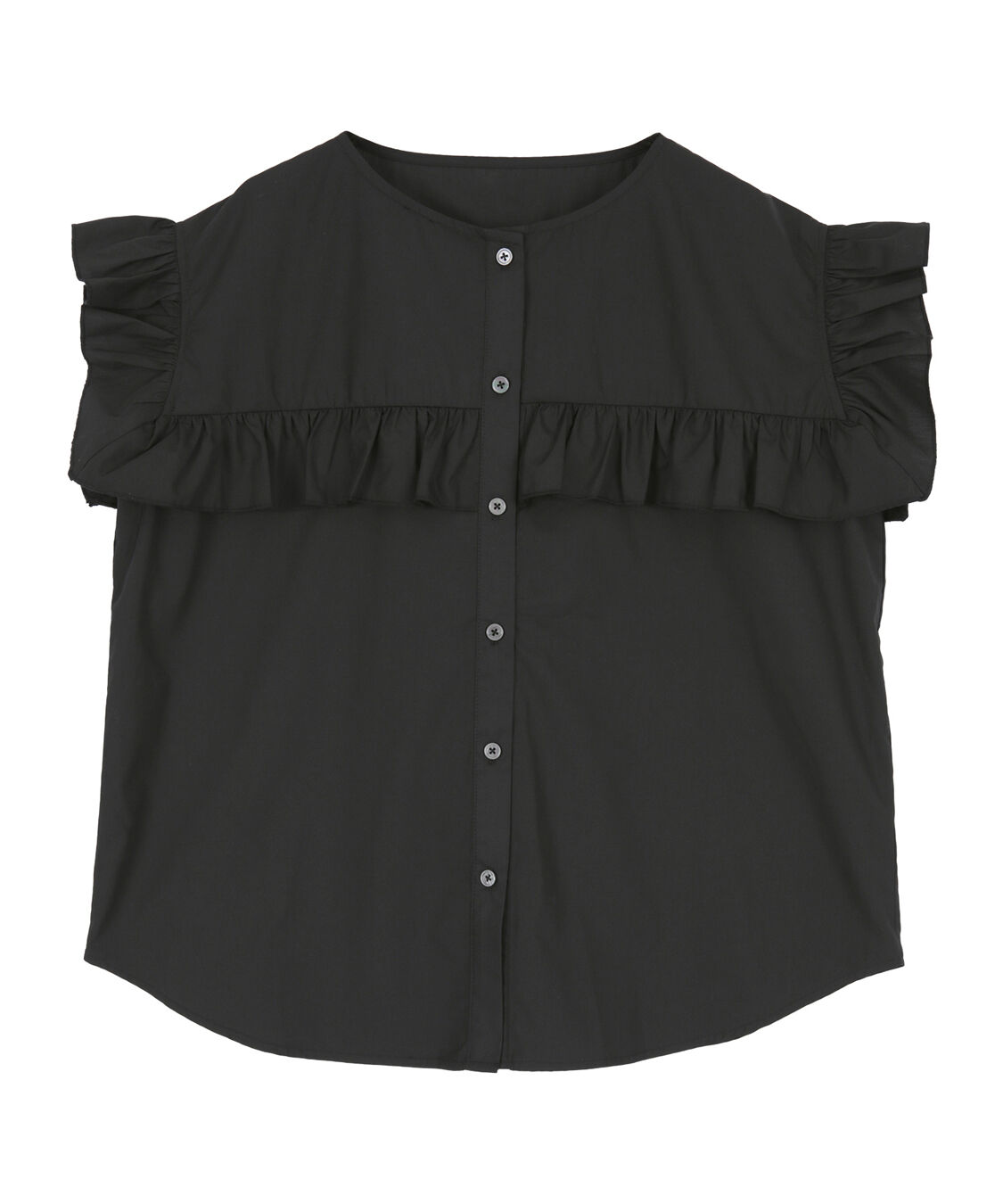 titivate「フレンチスリーブフリルブラウス」|シャツ・ブラウス|