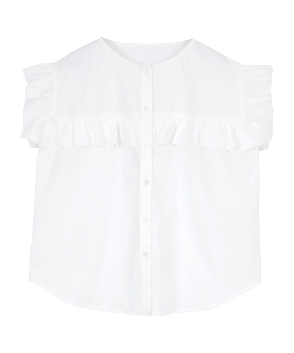 titivate「フレンチスリーブフリルブラウス」|シャツ・ブラウス|