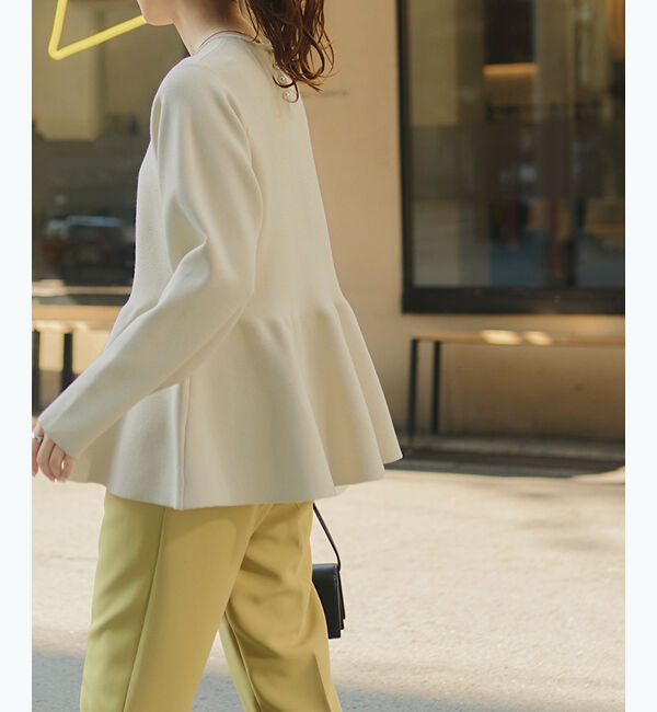 titivate「バックパールデザインニットトップス」|ニット・セーター|