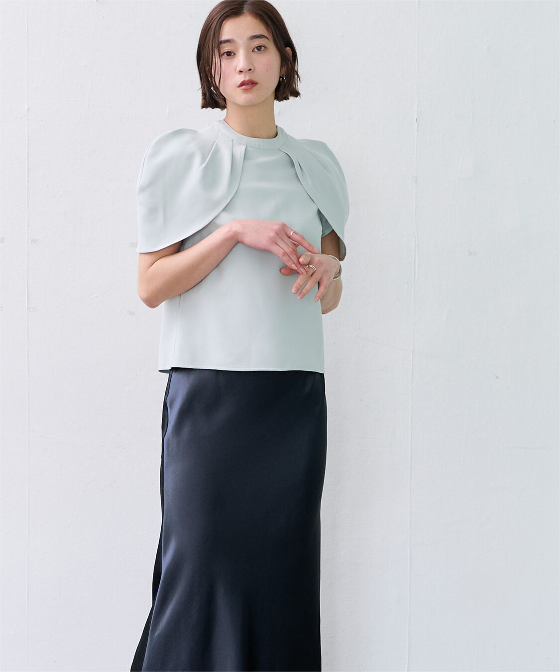 ur's「サテンマーメイドマキシスカート」|スカート|