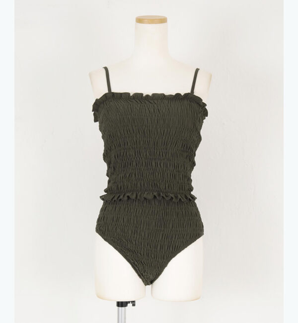 ur's「【小西翼さんコラボアイテム】2wayシャーリングビキニ/水着」|ビキニ|