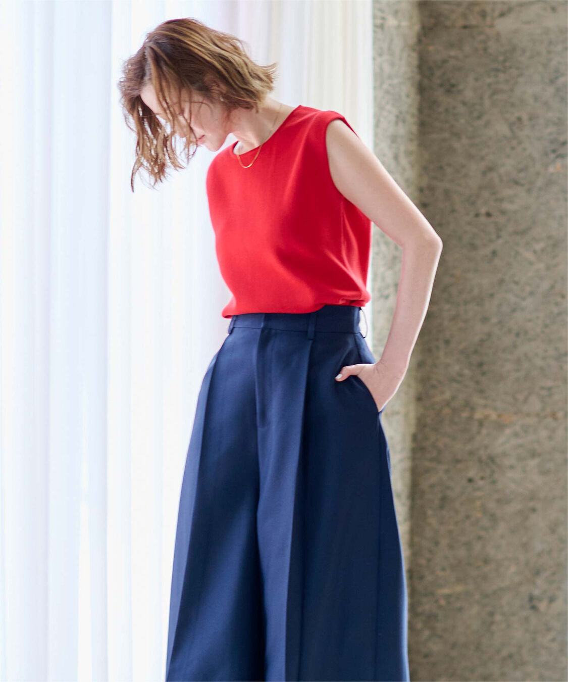 ur's「フレンチスリーブニットトップス」|ニット・セーター|