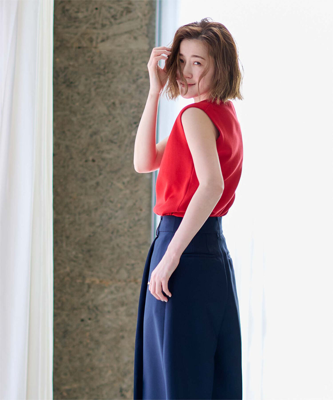 ur's「フレンチスリーブニットトップス」|ニット・セーター|