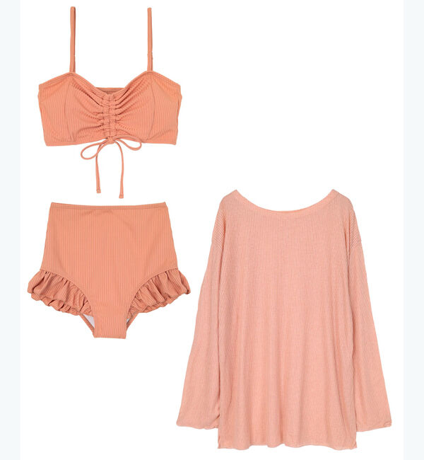 SEA DRESS「シアートップス付ビキニ/セット水着」|ビキニ|