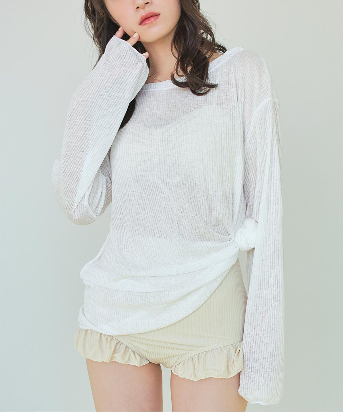 SEA DRESS「シアートップス付ビキニ/セット水着」|ビキニ|