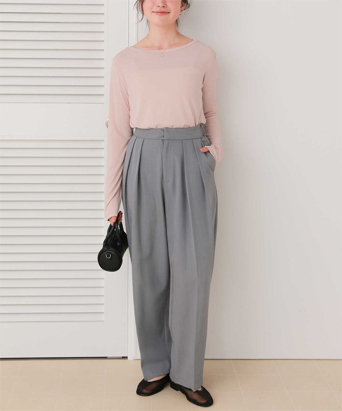 titivate「シアーカットソーロングスリーブトップス」|Tシャツ・カットソー|