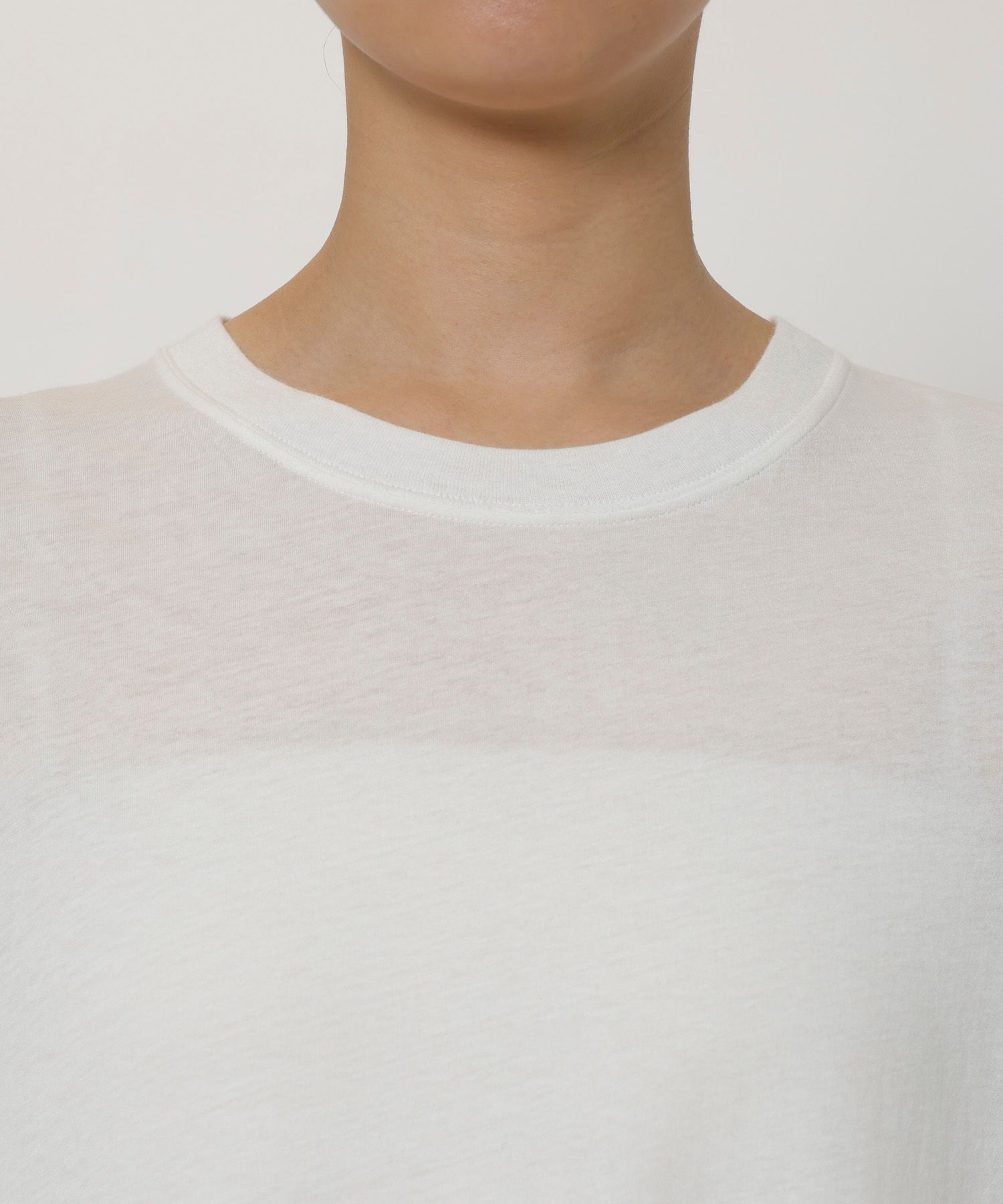 BABYLONE「コットンカシミヤ天竺ロンT」|Tシャツ・カットソー|