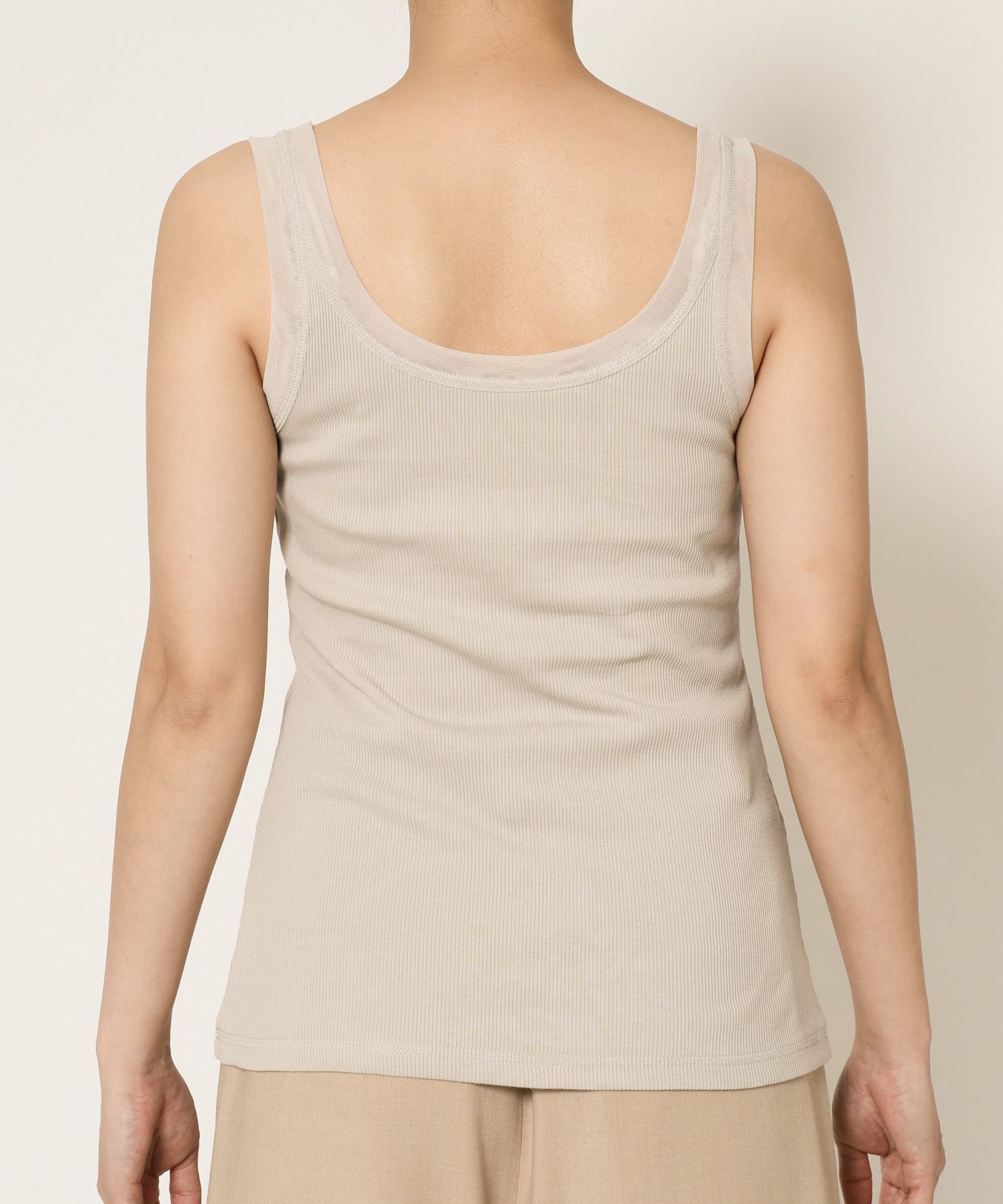 BABYLONE「チュールリブタンクトップ」|タンクトップ|