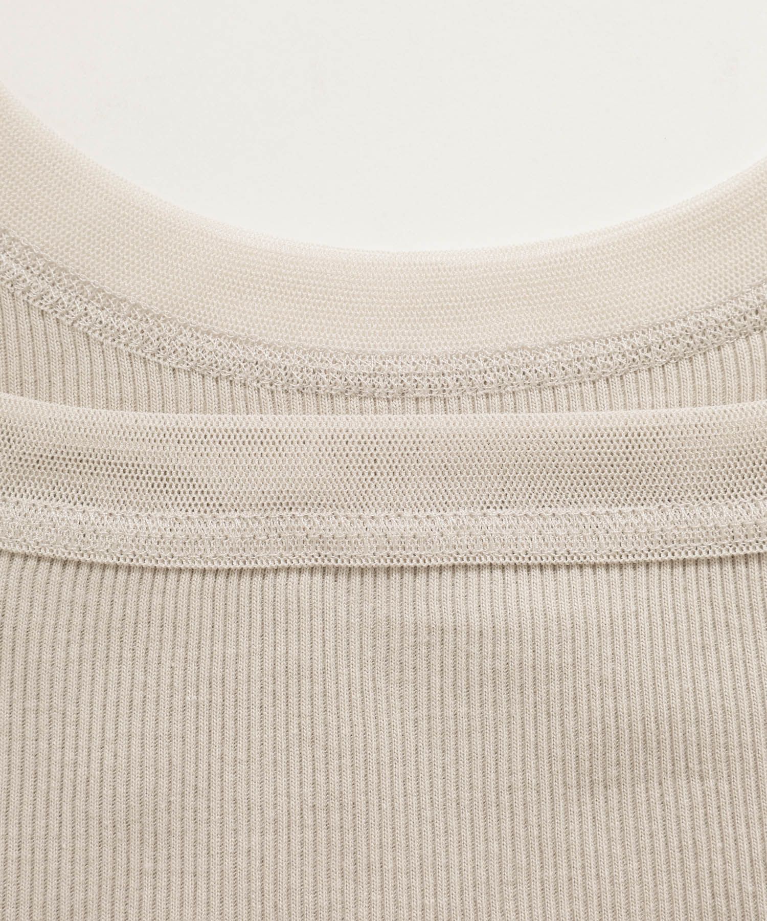 BABYLONE「チュールリブタンクトップ」|タンクトップ|