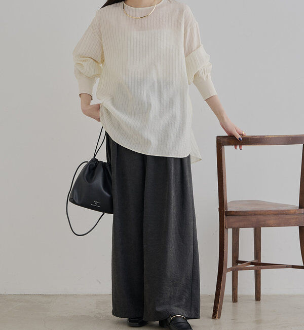  「【新色登場】レイヤードプルオーバーブラウス」|プルオーバー|