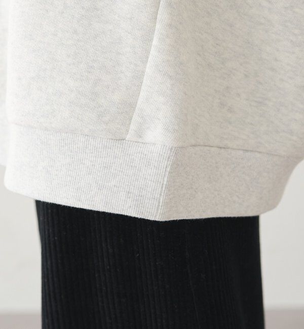  「裏ボアロゴ刺繍スウェット」|プルオーバー|