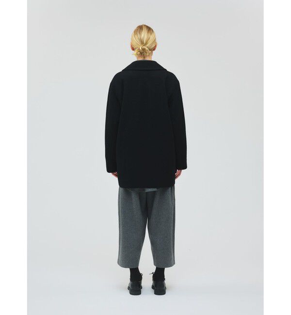 mizuiro ind「mizuiro ind ダブルブレストジャケット」|ピーコート|