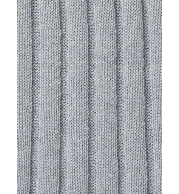 mizuiro ind「mizuiro ind ワイドリブハイネックプルオーバー」|ニット・セーター|