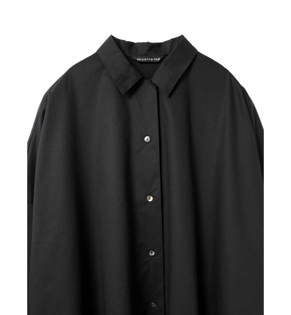 mizuiro ind「mizuiro ind ワイドシャツワンピース」|ワンピース|
