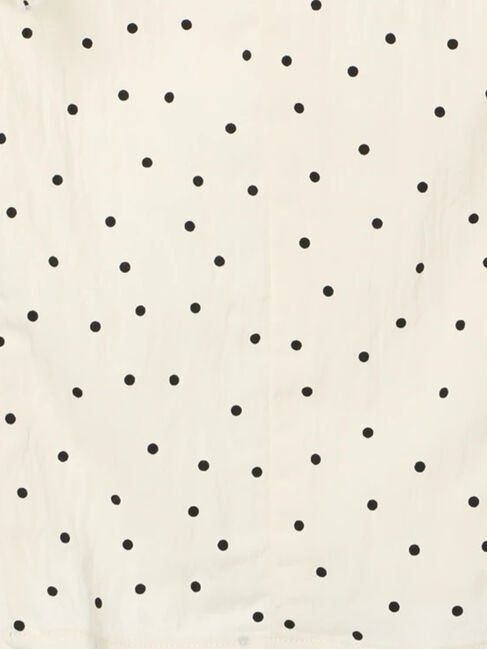 Lugnoncure「ドット柄バックリボンフリルブラウス」|シャツ・ブラウス|