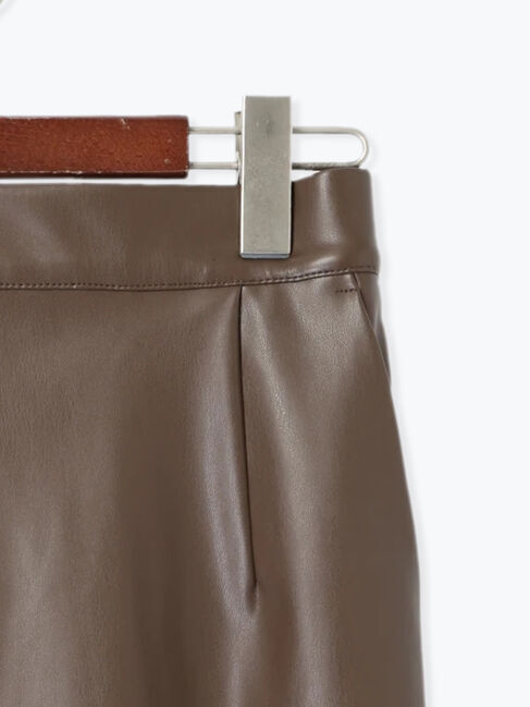 Te chichi「エコレザーロングナロースカート」|スカート|