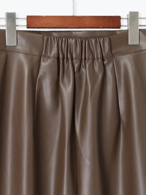 Te chichi「エコレザーロングナロースカート」|スカート|