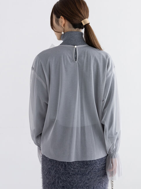 Te chichi「チュールレイヤードフリルブラウス」|シャツ・ブラウス|