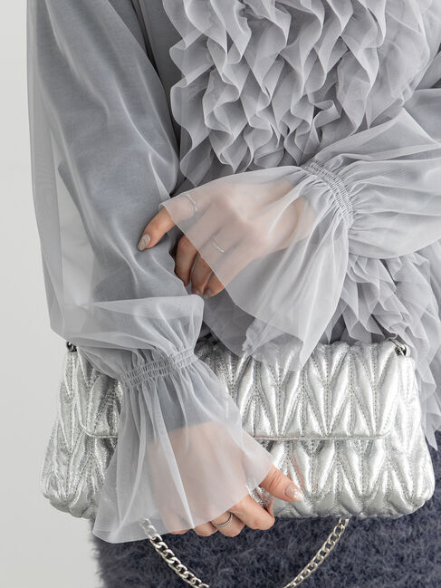 Te chichi「チュールレイヤードフリルブラウス」|シャツ・ブラウス|