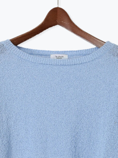 Te chichi TERRASSE「ブークレボートネックニット《2025spring catalog item》」|ニット・セーター|