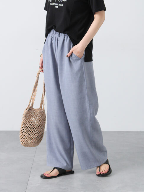 Lugnoncure「【接触冷感】麻調イージーパンツ」|その他|