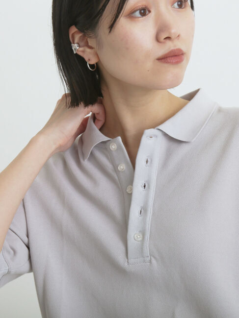 sm2rhythm「カノコポロシャツ」|シャツ・ブラウス|グレー