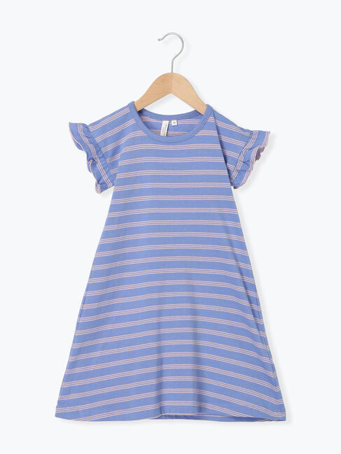 Samansa Mos2 Lagom「【吸水速乾】ボーダーカットワンピース」|ワンピース|