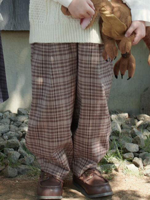 Samansa Mos2 Lagom「チェック柄コクーンパンツ」|その他|