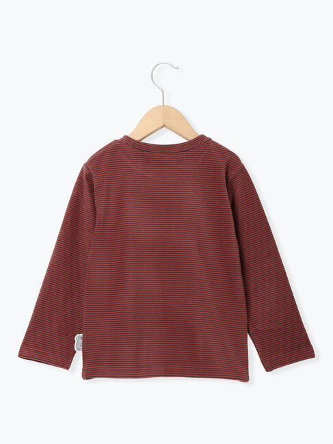 Samansa Mos2 Lagom「スムースボーダーロンT」|Tシャツ・カットソー|