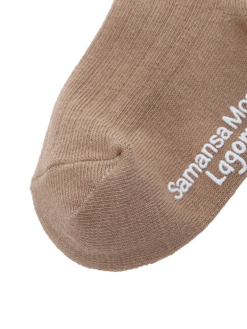 Samansa Mos2 Lagom「リボン付ハイソックス」|ソックス|