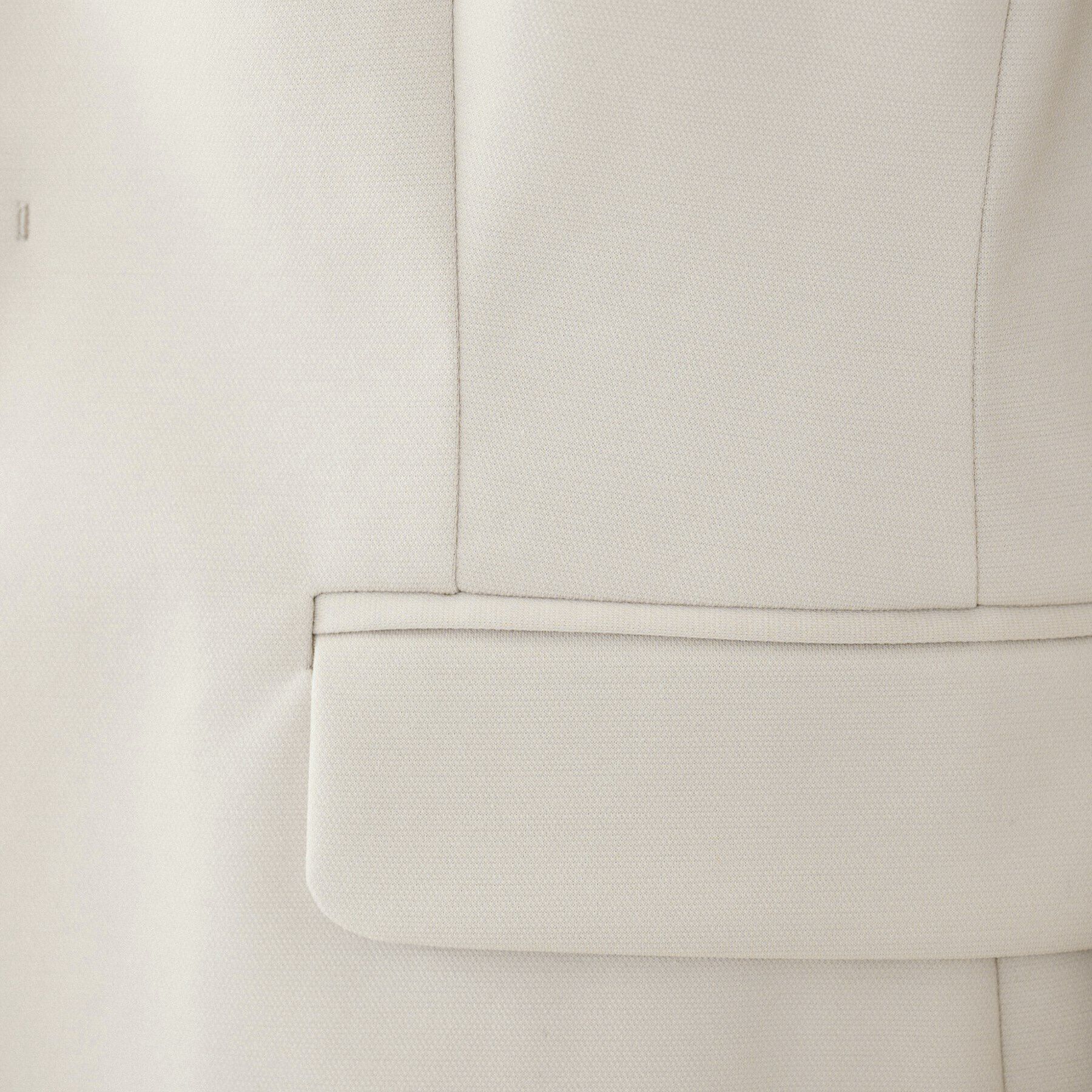 UNTITLED「【通勤スーツ】コットン混ジャージ カラーレスジャケット」|ノーカラージャケット|