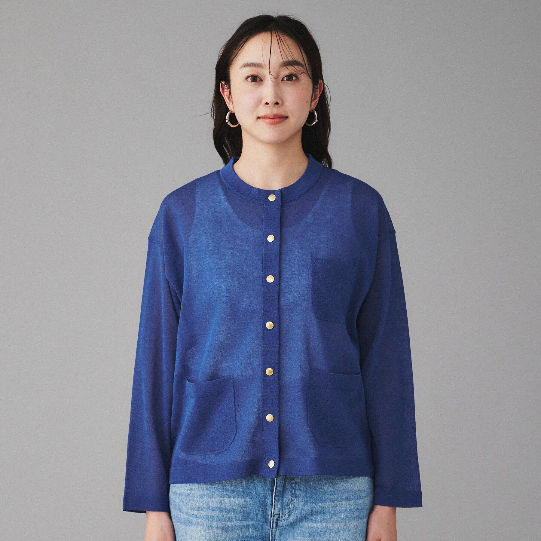 UNTITLED「【 TRADITIONAL WEATHERWEAR 】ARKLEY KNIT シアーカーディガン」|カーディガン|