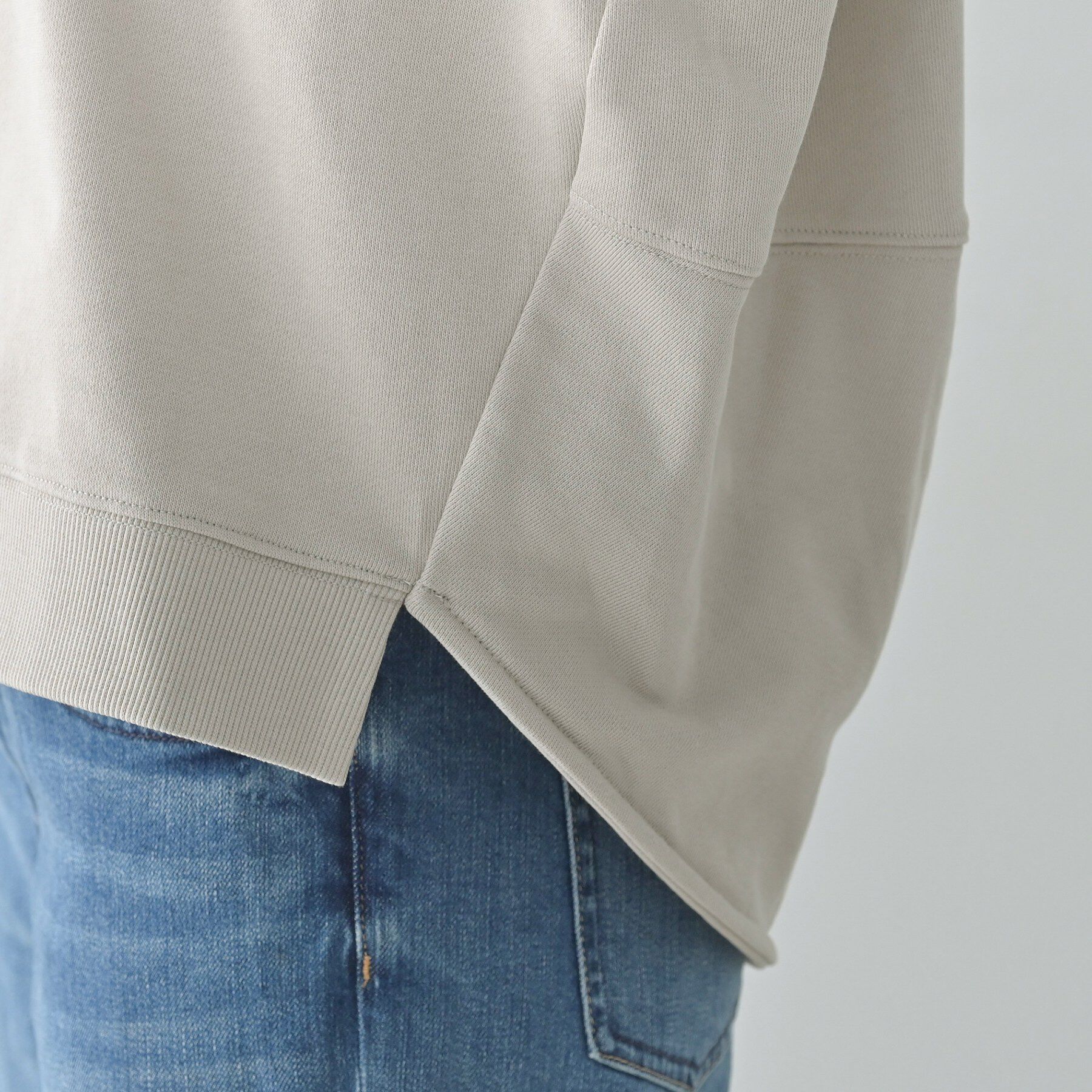 UNTITLED「【Liyoca】裏毛ハーフスリーブプルオーバー」|Tシャツ・カットソー|