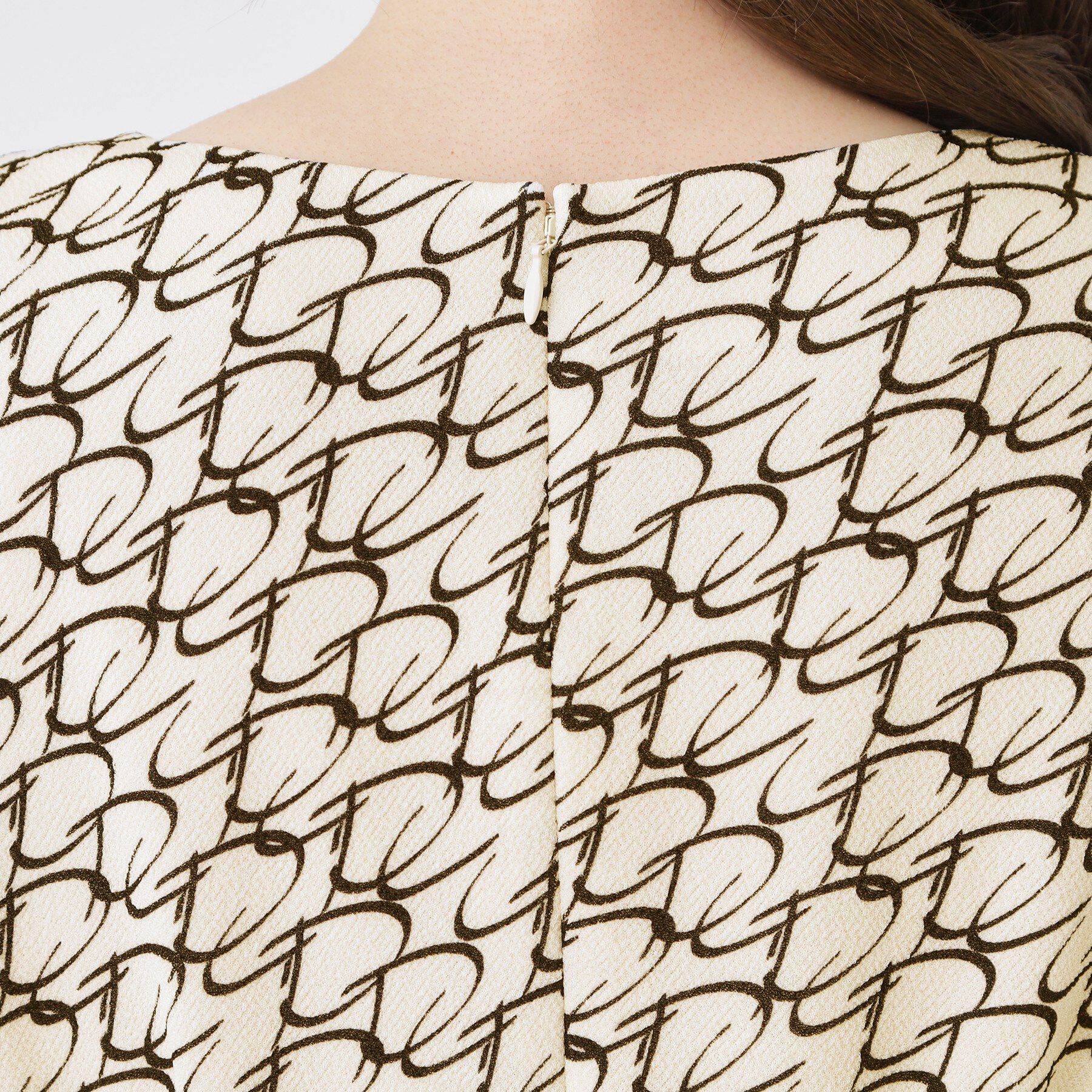 COUP DE CHANCE「【手洗い可／日本製／ジャージ素材】ジオメトリック柄ワンピース」|ワンピース|