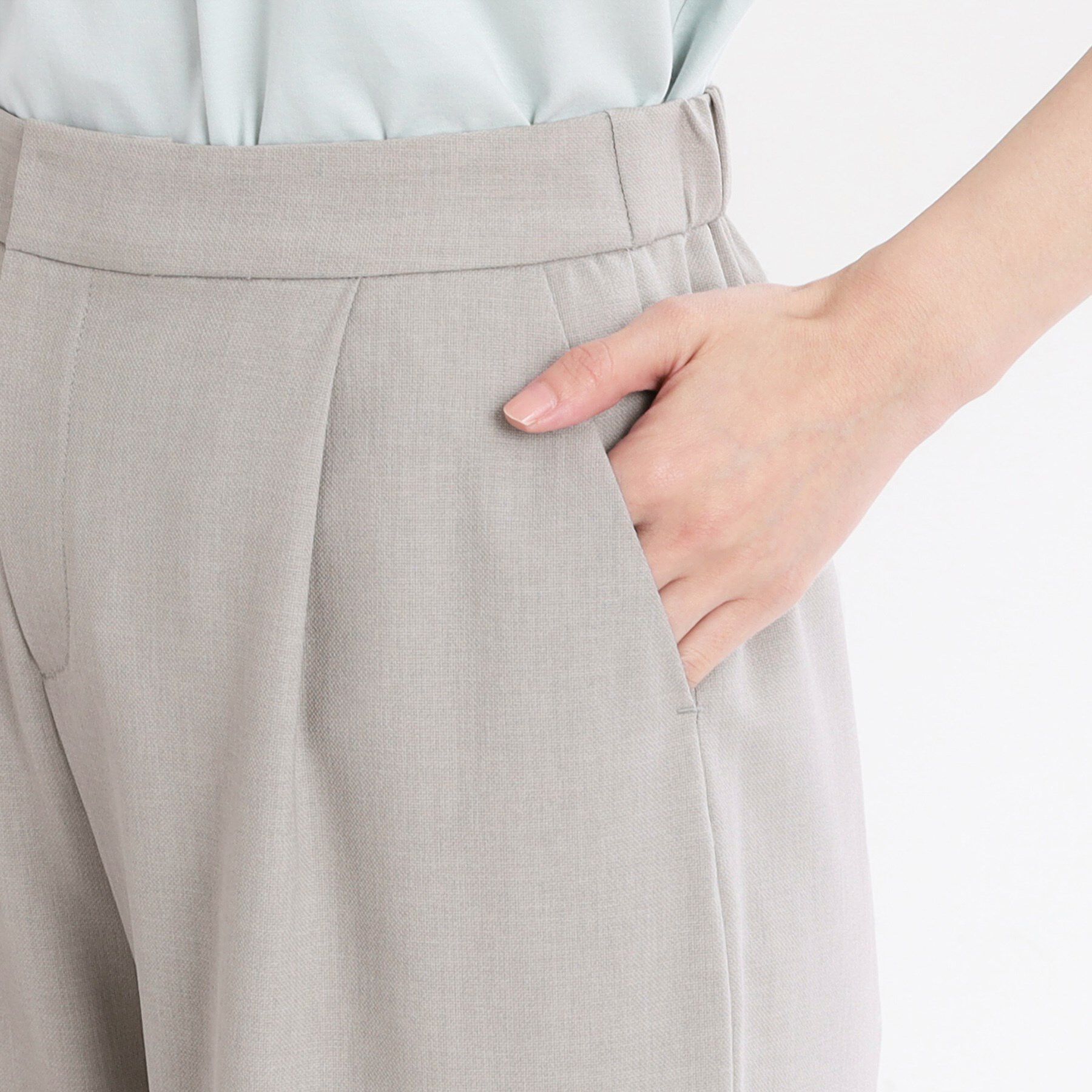 Reflect「【マシンウォッシュ可／すっきりシルエット】ワイドシルエットパンツ」|その他|