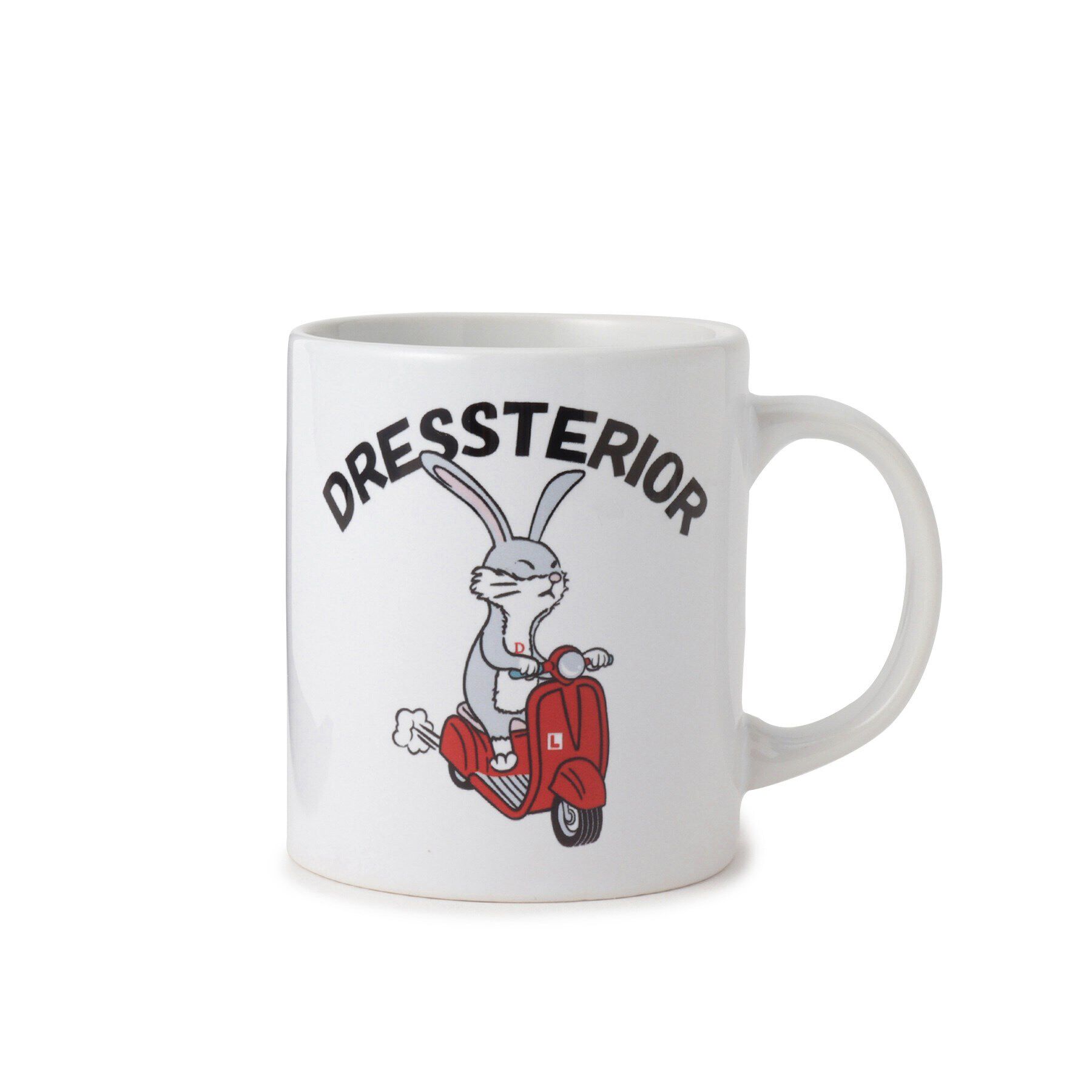 DRESSTERIOR「モッズスクーターラビット マグカップ」|グラス・マグカップ|