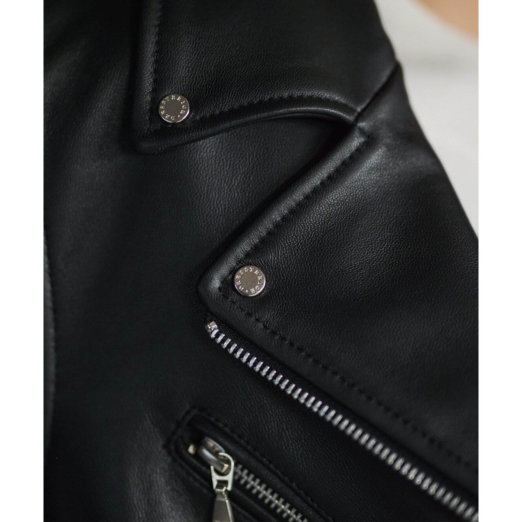 DRESSTERIOR「【本革】ラムレザーライダースジャケット」|ライダースジャケット|