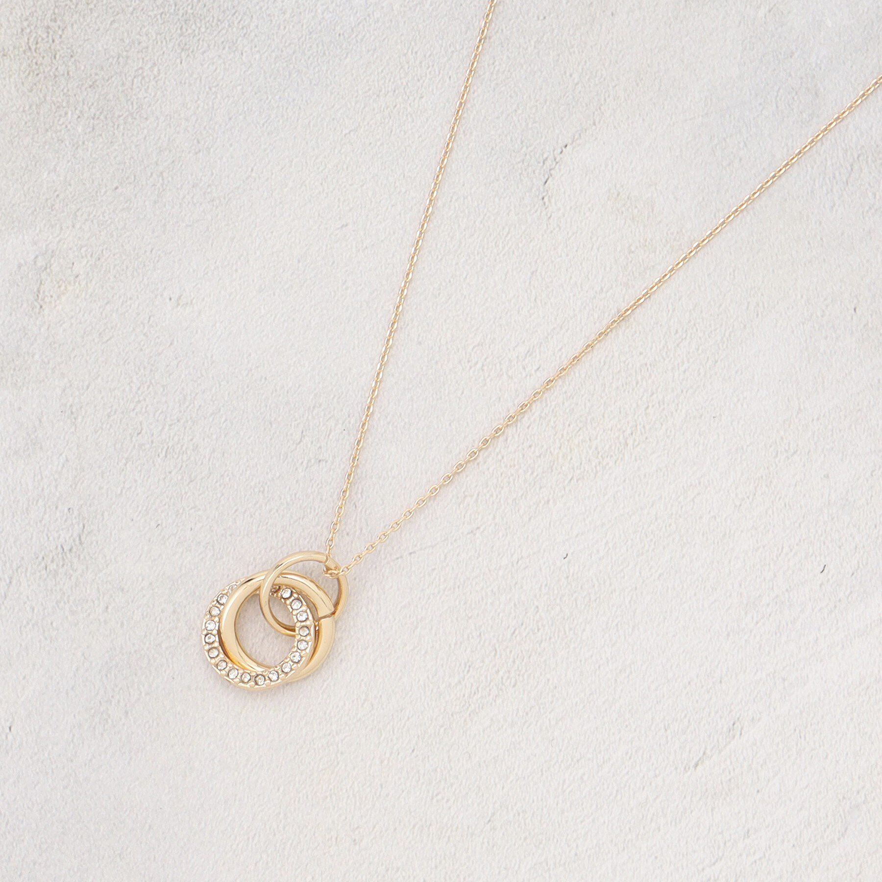 grove「サークルビジューミドルネックレス」|ネックレス|