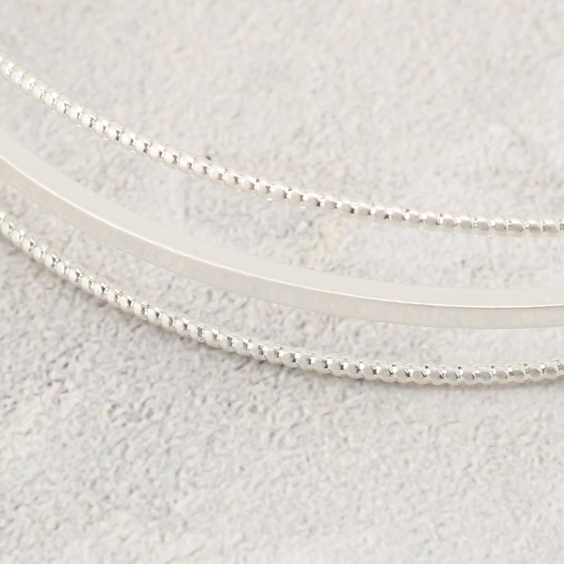 grove「3ラインメタルバングル」|ブレスレット・バングル|