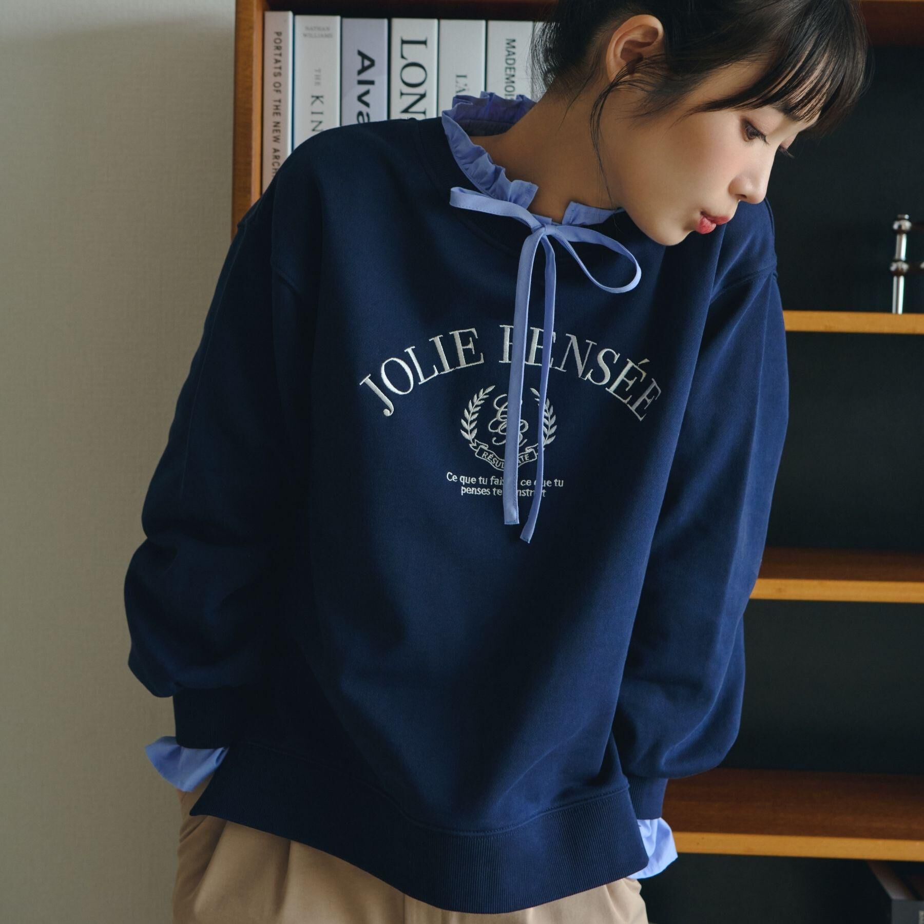 grove「刺繍ロゴ裏毛スウェットプルオーバー」|パーカー|