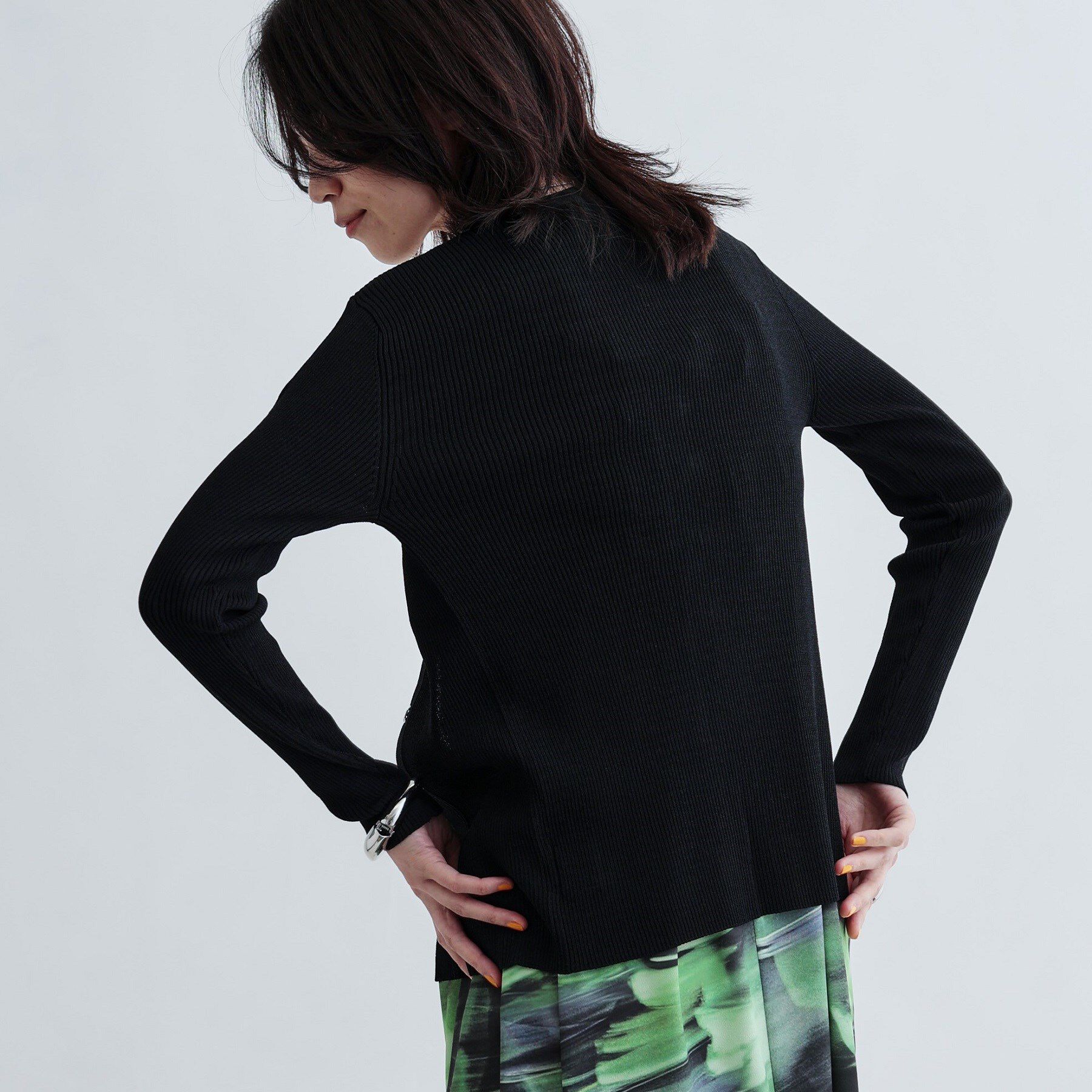 GALLEST「ナローリブカーディガン」|カーディガン|