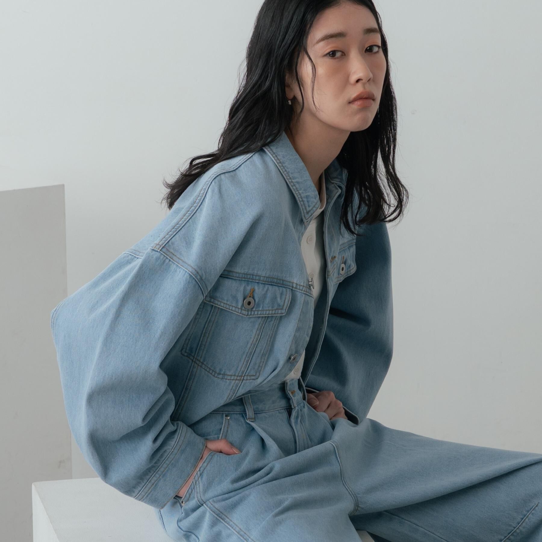 GALLEST「ボックスデニムジャケット」|デニムジャケット|