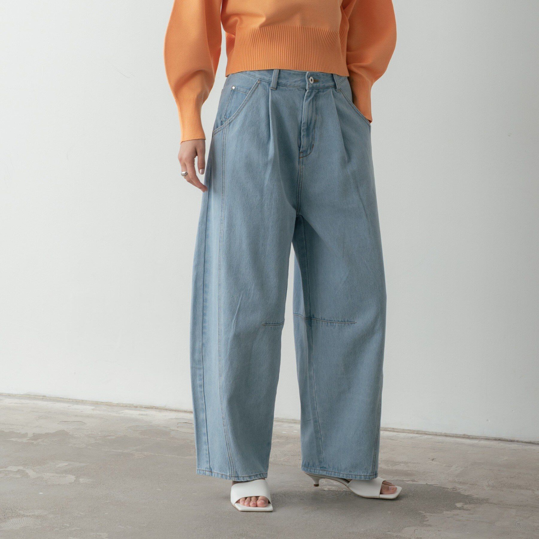 GALLEST「バレルデニムパンツ」|デニム|