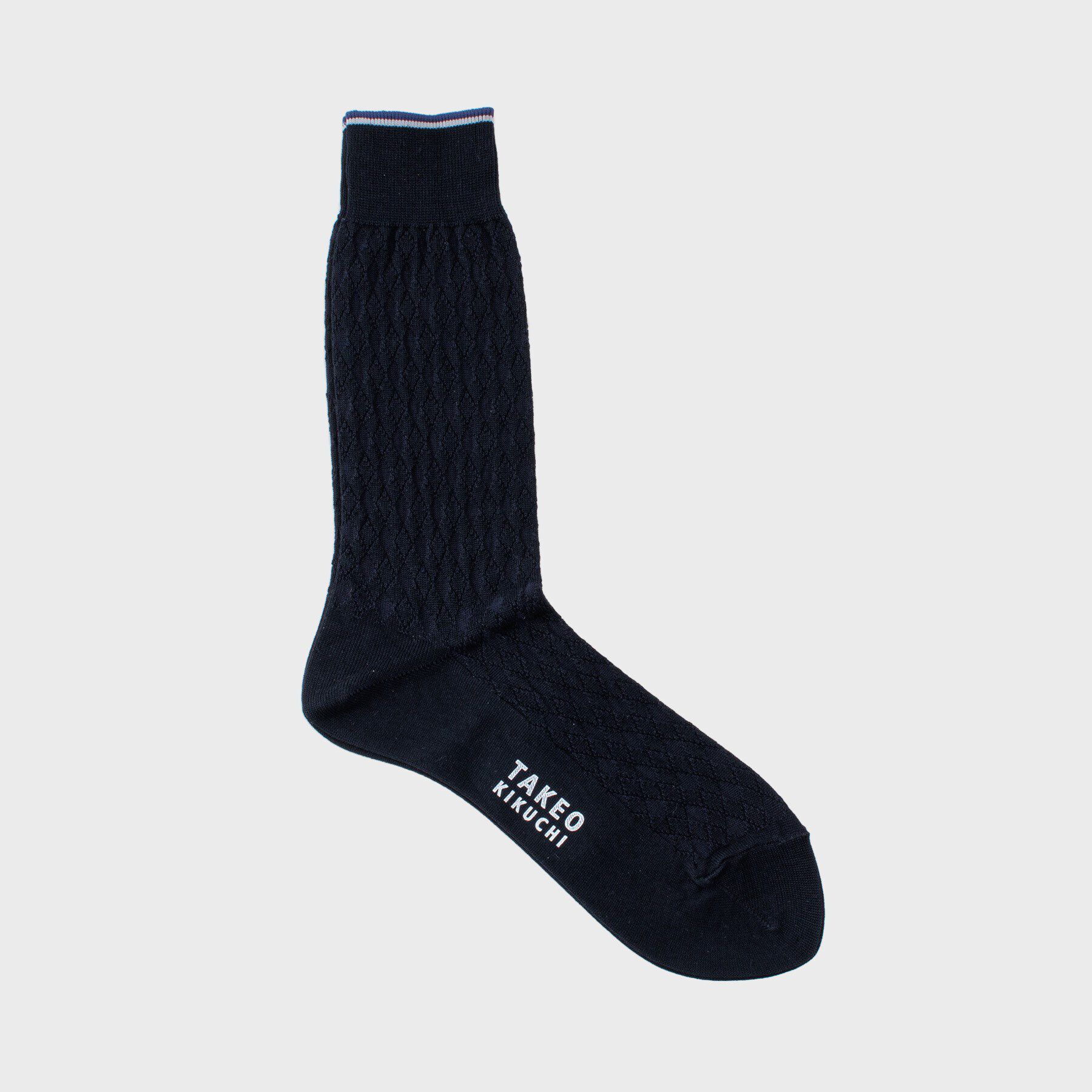 TAKEO KIKUCHI「【抗菌防臭/日本製】リンクスダイヤ柄 ドレスソックス」|ソックス|
