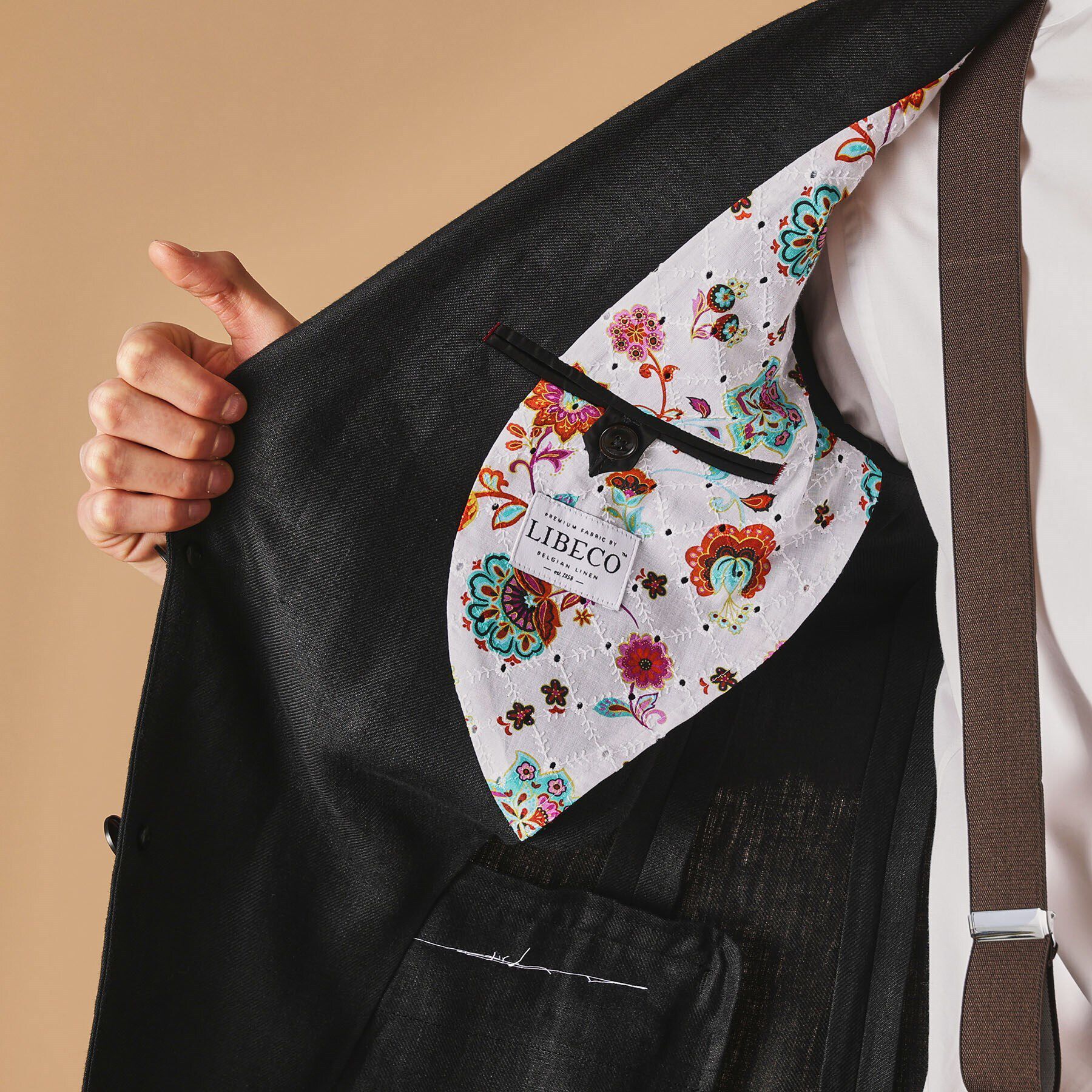 40CARATS&525「リネン テーラードジャケット」|テーラードジャケット|