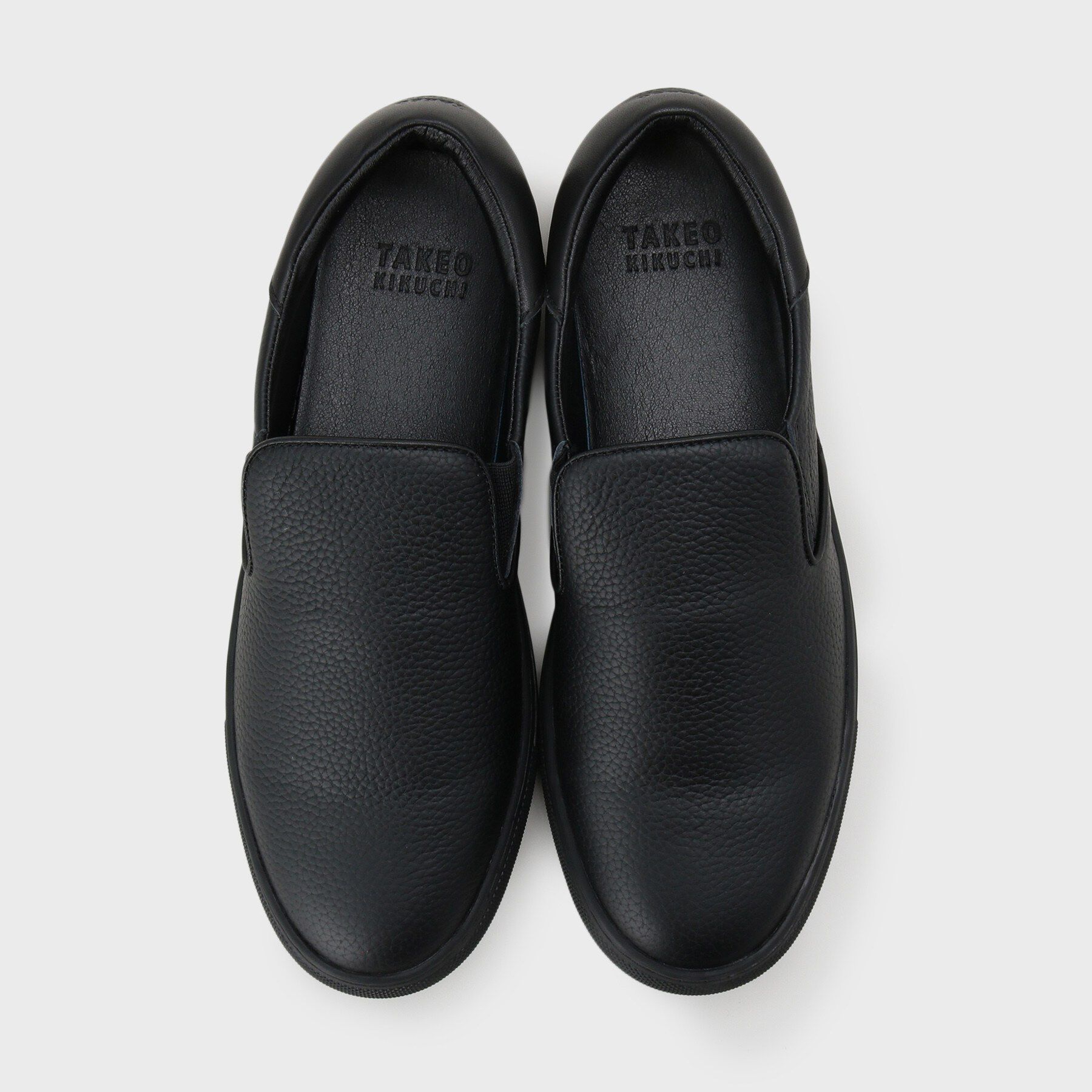 TAKEO KIKUCHI「レザースリッポン」|スニーカー|