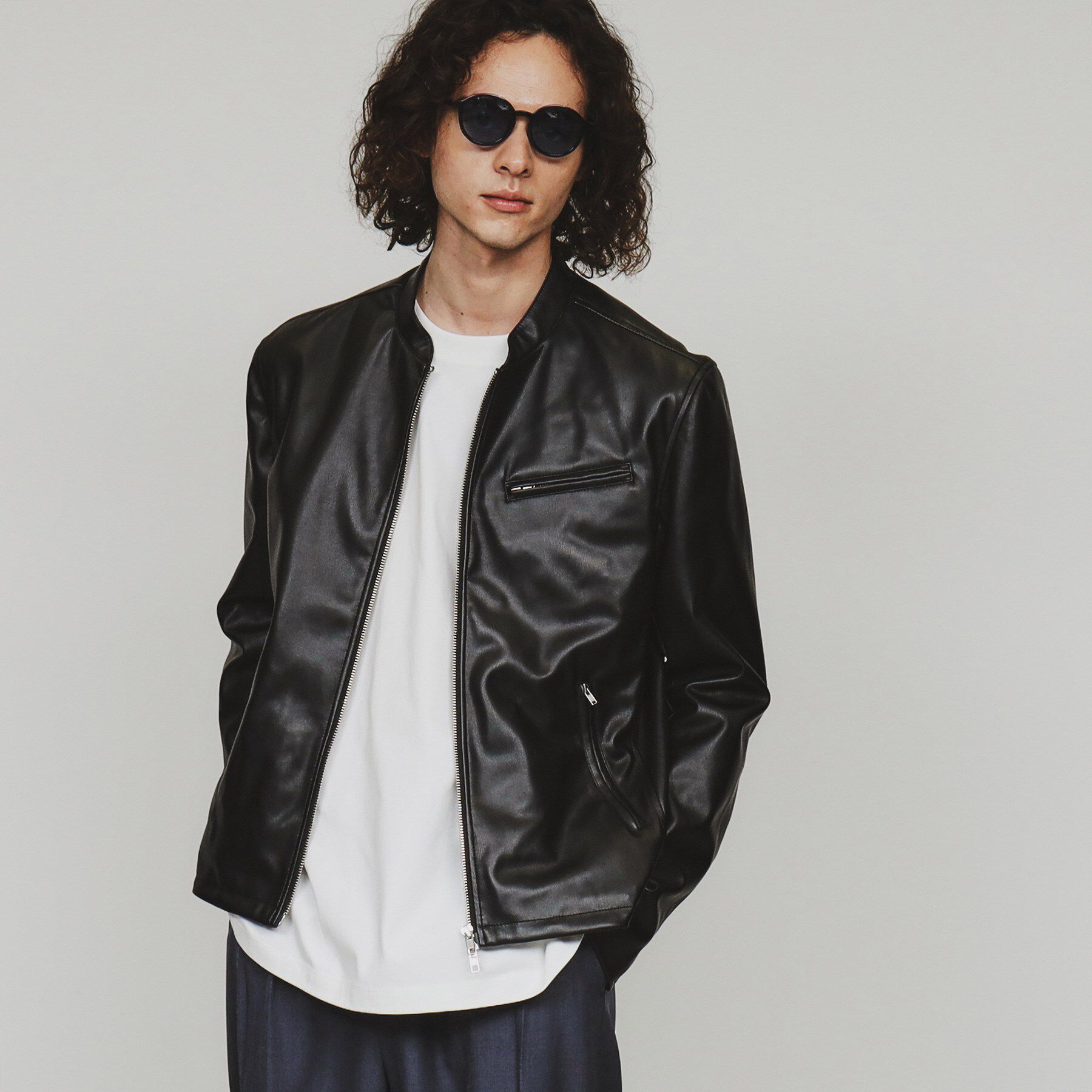 tk.TAKEO KIKUCHI「シングルライダースジャケット」|ライダースジャケット|