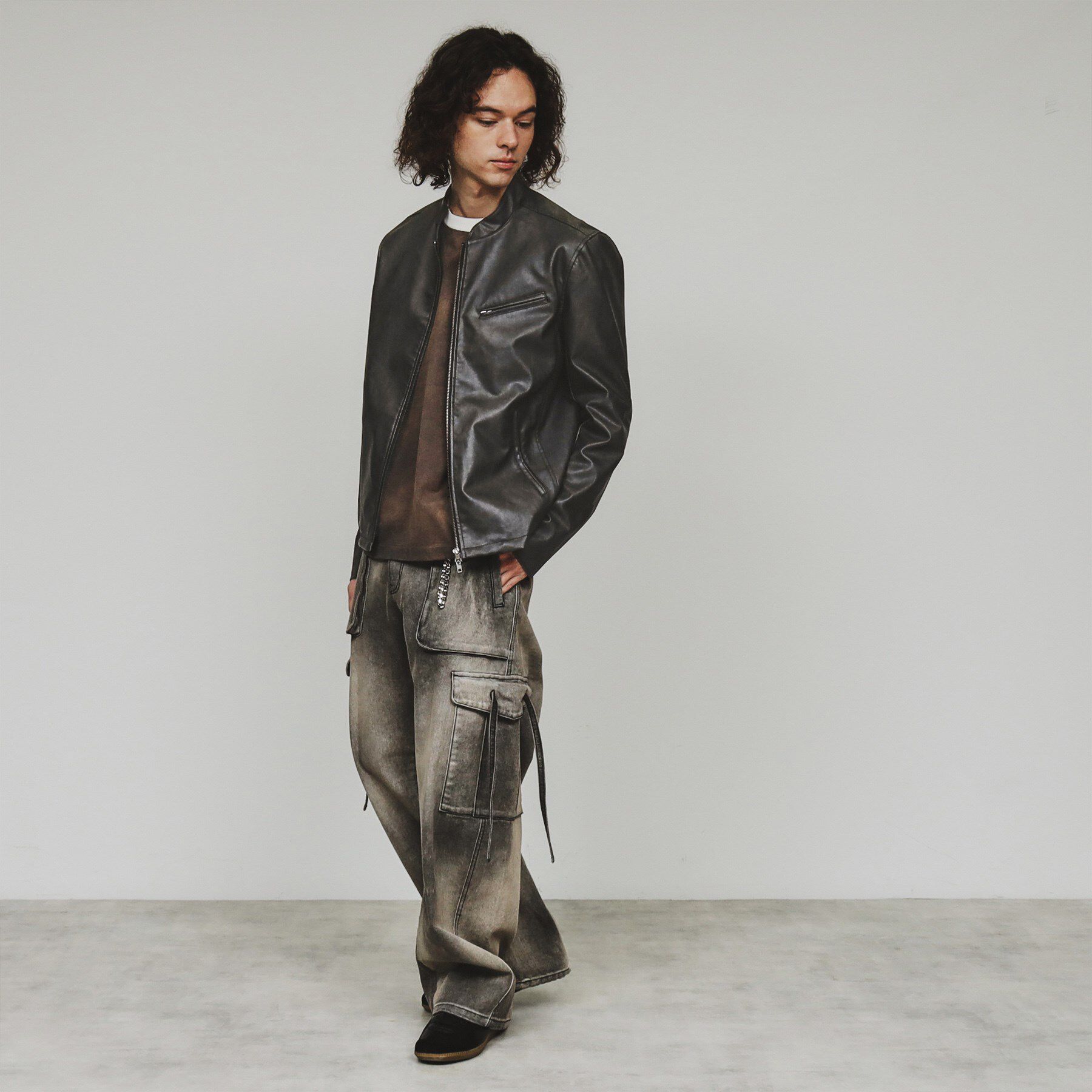 tk.TAKEO KIKUCHI「シングルライダースジャケット」|ライダースジャケット|