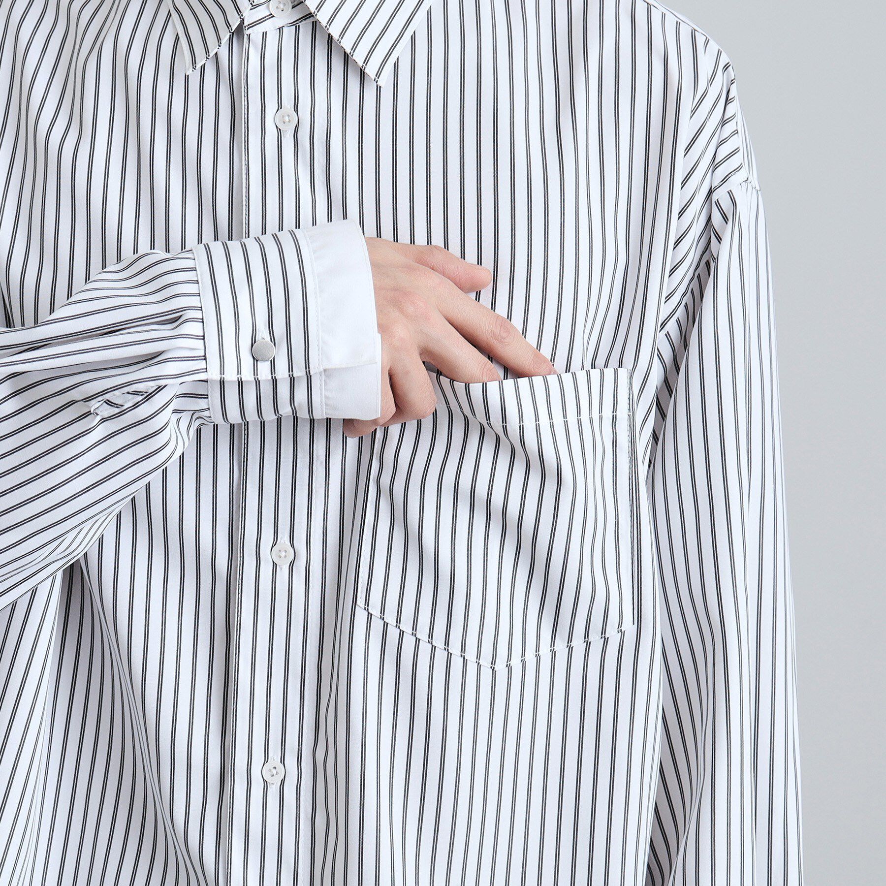 tk.TAKEO KIKUCHI「レイヤードストライプシャツ」|シャツ・ブラウス|